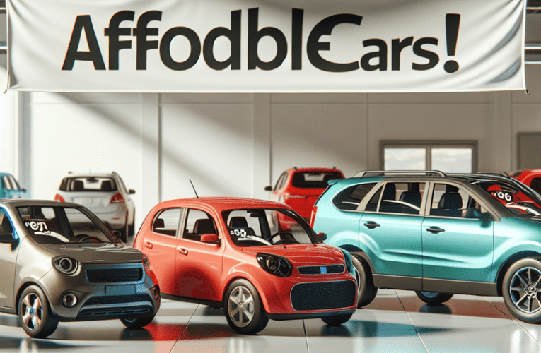 Tanie samochody: Jak znaleźć i kupić niezawodne auto za rozsądne pieniądze?