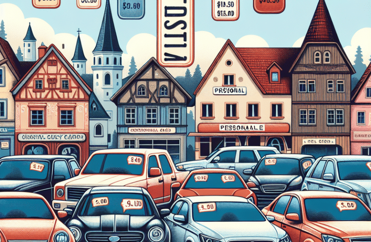 Ceny i modele: jak kształtują się ceny samochodów osobowych w Międzychodzie