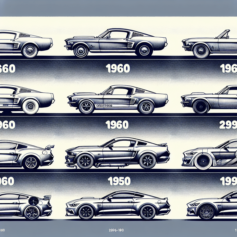 Historia i rozwój modelu Ford Mustang od lat 60.