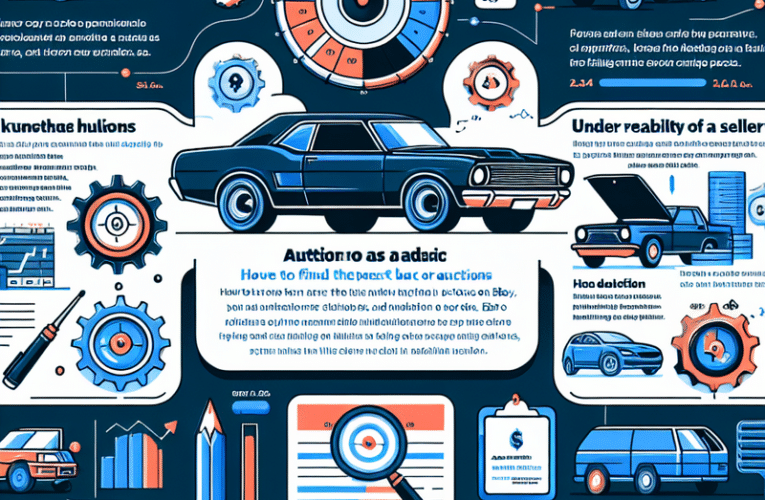 Jak odnaleźć najlepsze aukcje samochodów na eBay