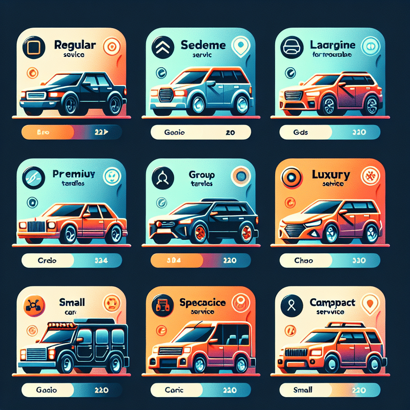 Kryteria dla różnych kategorii pojazdów oferowanych przez Bolt