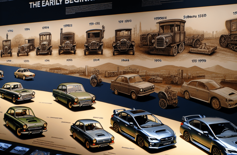Początki Subaru – od narodzin do legendy motoryzacji