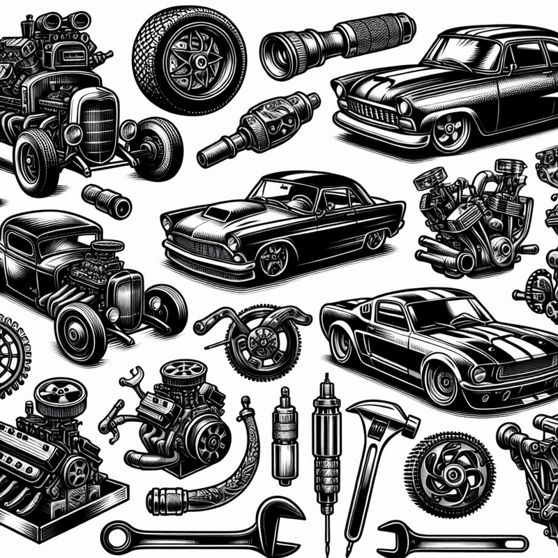 Wybór motywów motoryzacyjnych w tatuażach – od klasyki do nowoczesności