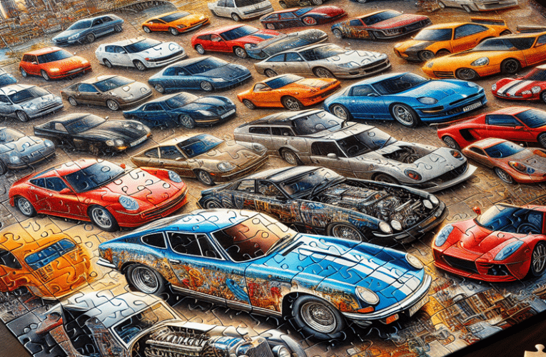 Puzzle samochody w trójwymiarze: Zbuduj model Porsche 911 GT3 Cup