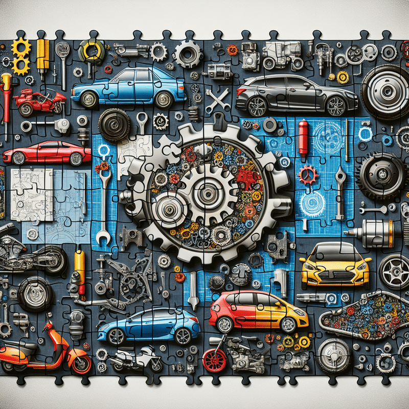 puzzle motoryzacja